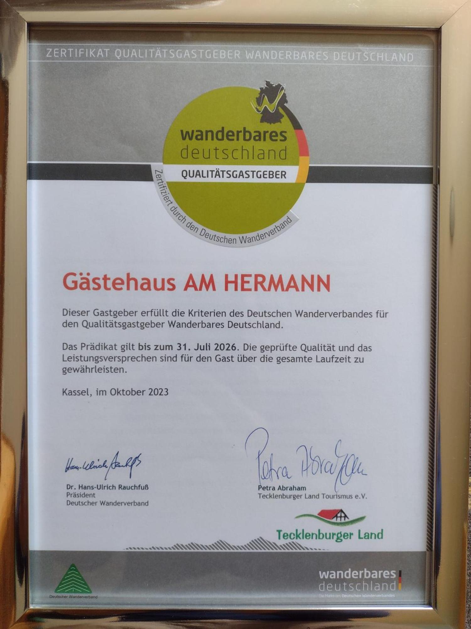 Gaestehaus Am Hermann Hörstel Zewnętrze zdjęcie